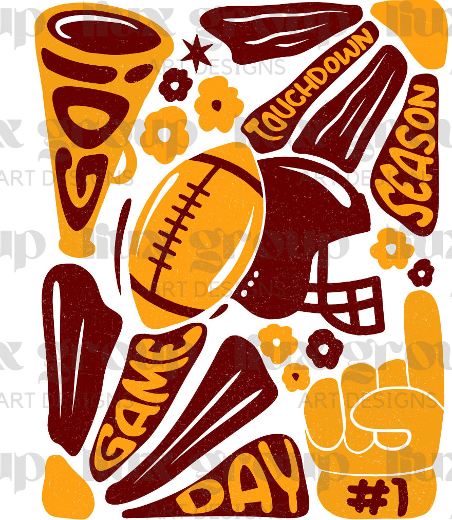 Graphic Tee - Team Colors - Message me to customize your team!