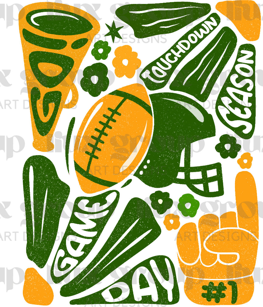Graphic Tee - Team Colors - Message me to customize your team!