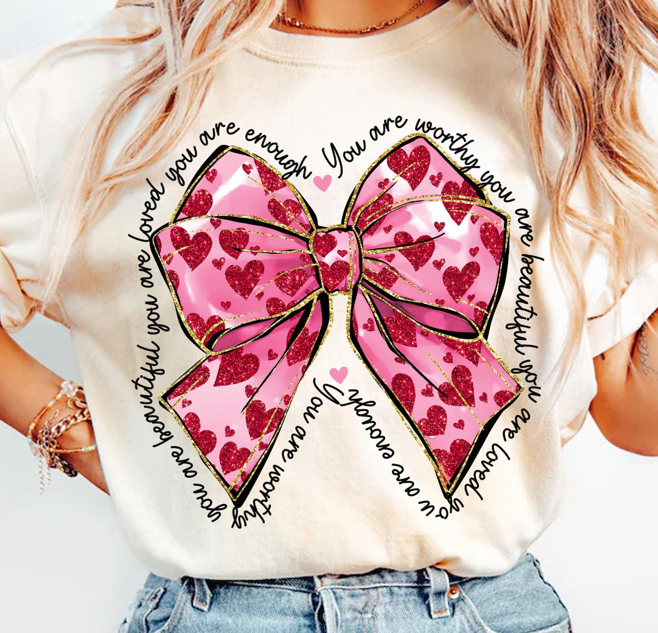 Graphic T- Bow with meaning - Comfort Color Ivory DTF -