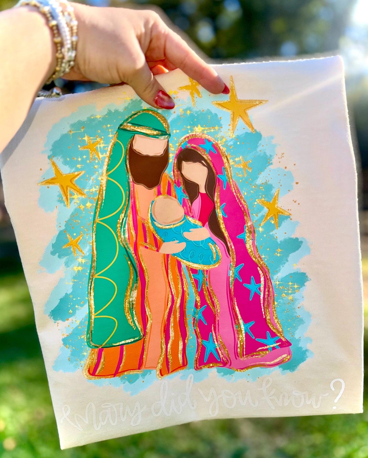 Graphic T- Comfort Color DTF - Mary did you know?