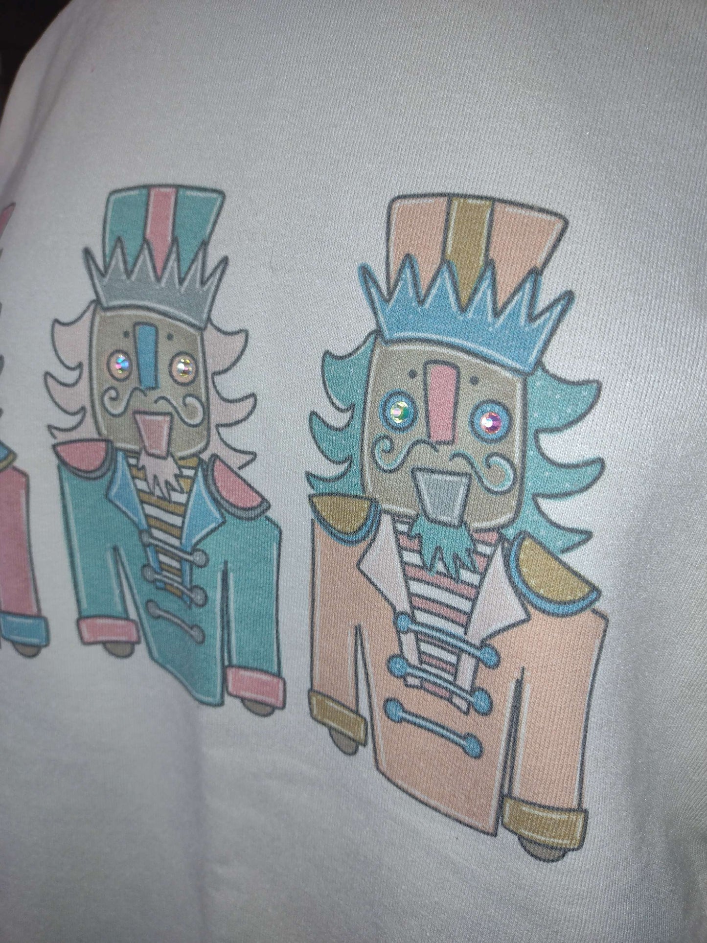 Embellished Nutcracker Sweatshirt Sand