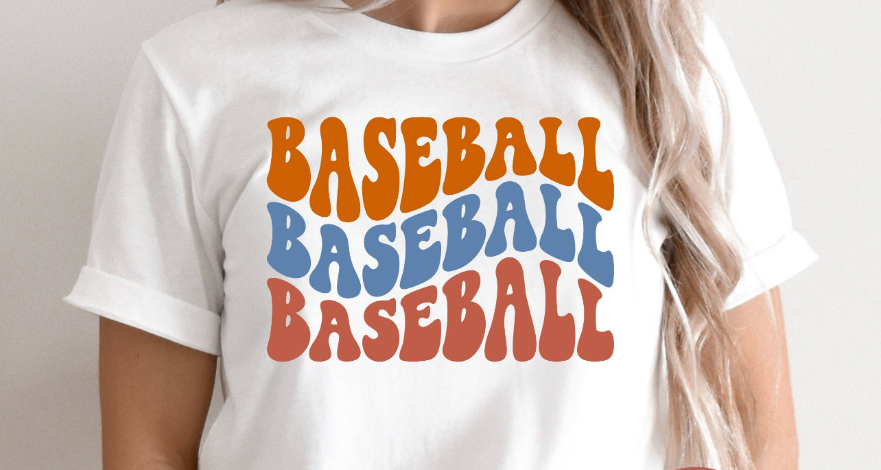 Baseball Baseball Baseball on White T Shirt