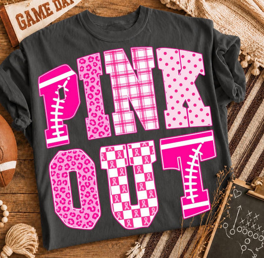 Graphic Tee - Comfort Color- Pink Out 1