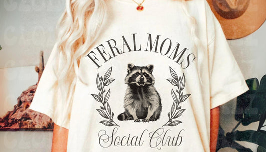 Graphic Tee - Comfort Color DTF - Feral Moms Social Club