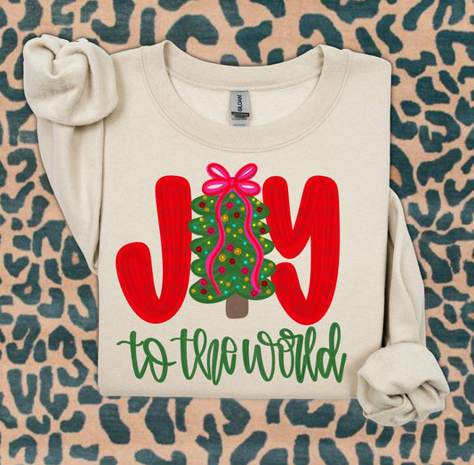 Graphic Joy to the World - Sweatshirt