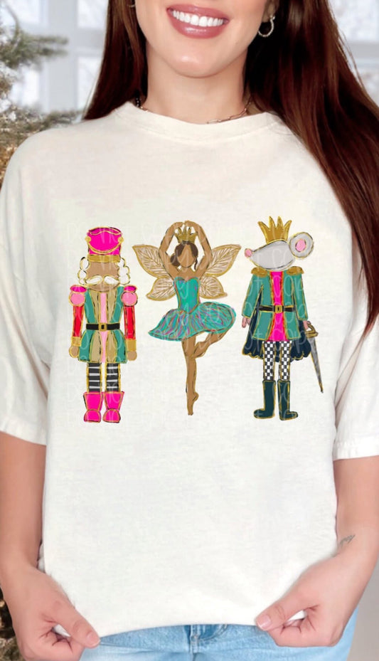 Comfort Color DTF - Nutcracker Trio