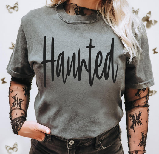 Graphic Tee - DTF - Haunted