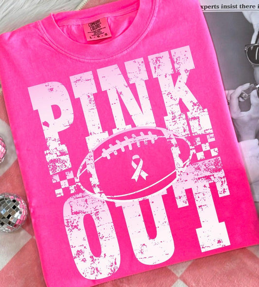 Graphic Tee - Comfort Color- Pink Out 2