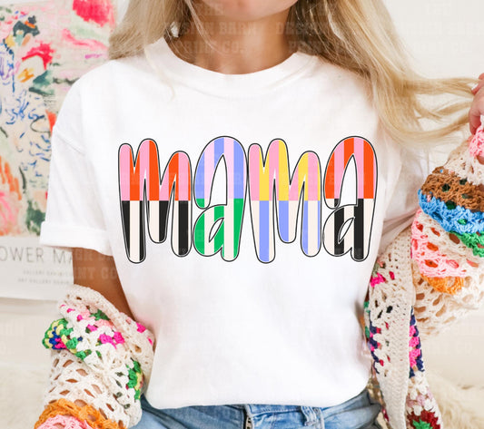Mama Split Comfort Color DTF - TShirt