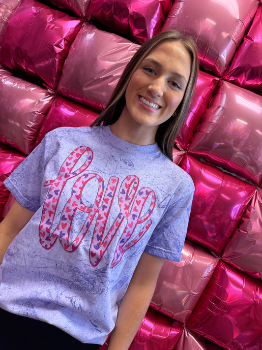 Graphic T - Love Colorblast DTF -