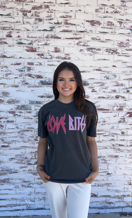 Graphic T- Love Bites - Comfort Color DTF - Pepper Shirt