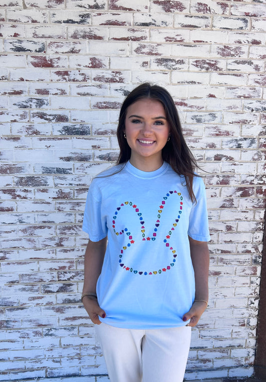 Graphic T- Jewel Outline- Comfort Color DTF - Not real stones 🫶🏻