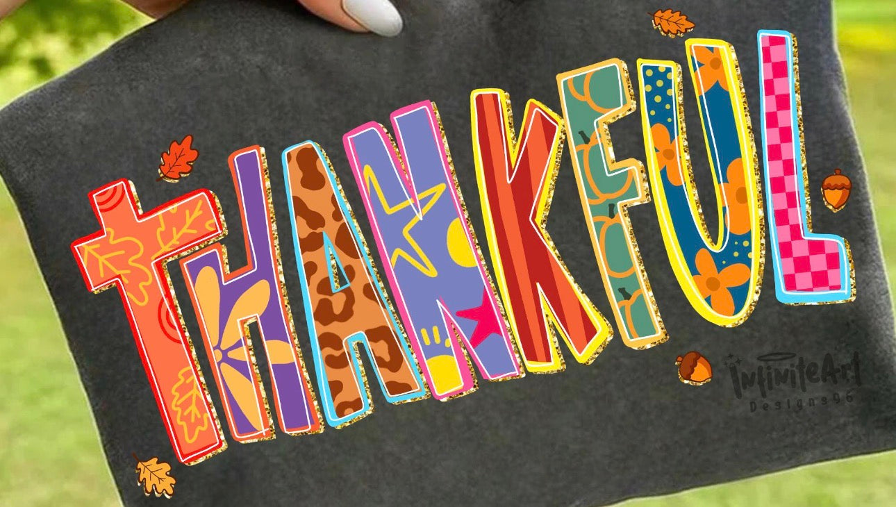 Graphic Tee - Comfort Color - Thankful
