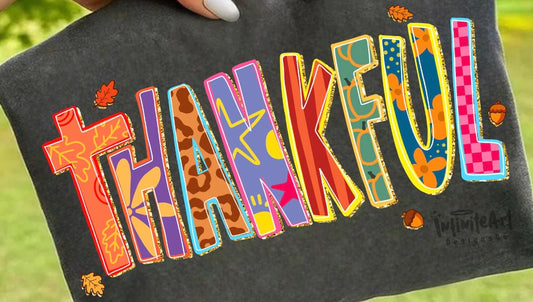 Graphic Tee - Comfort Color - Thankful