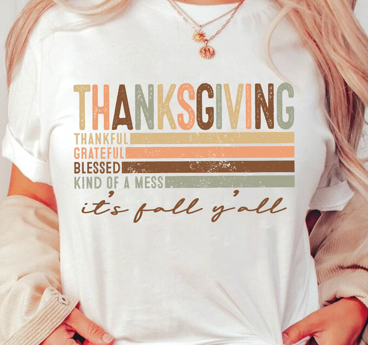 Graphic Tee - Comfort Color DTF - Thanksgiving - Fall Y’all