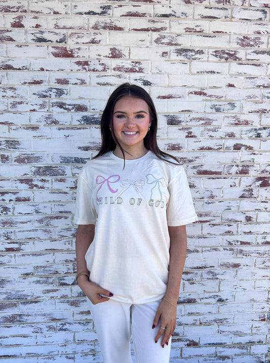 Graphic T-Child Of God Comfort Color DTF - Ivory Shirt