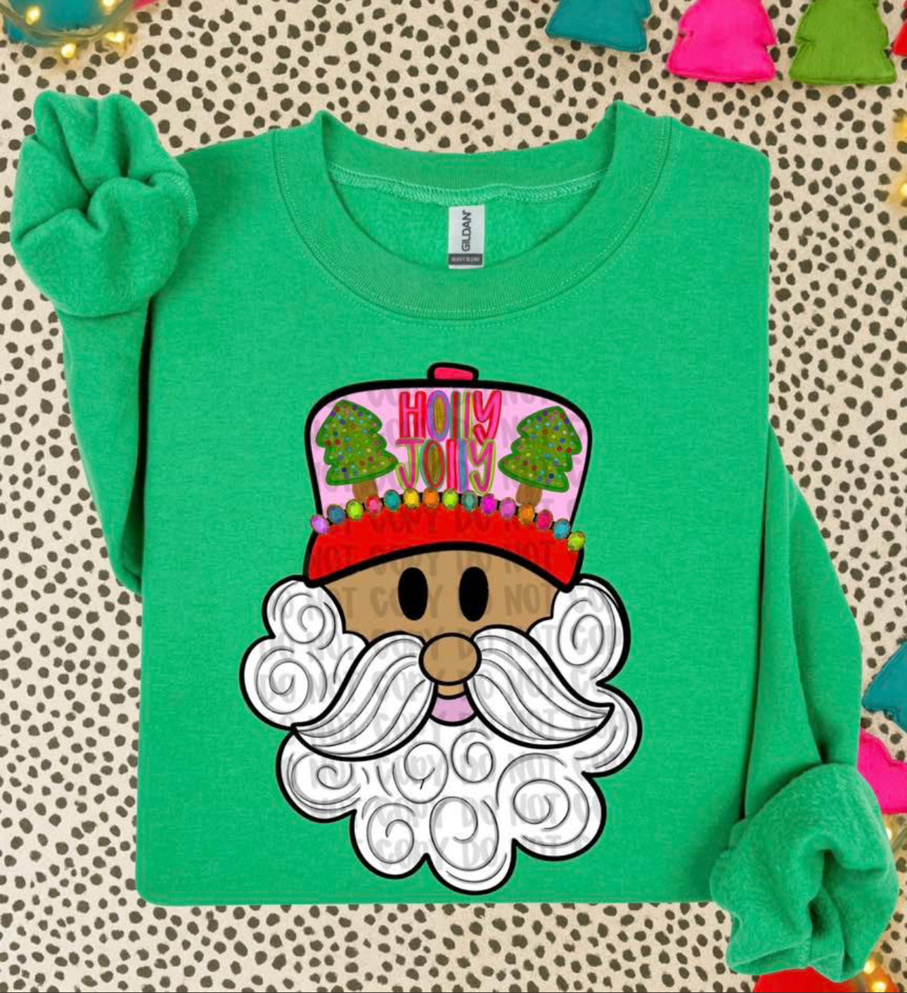 Trucker Hat Holly Jolly Sweatshirt