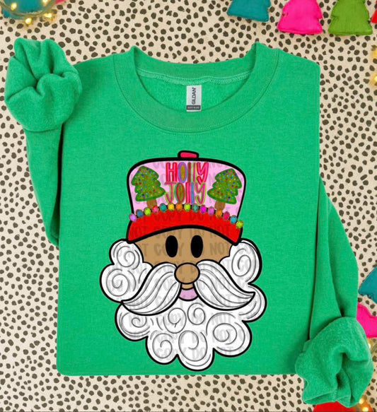 Trucker Hat Holly Jolly Sweatshirt