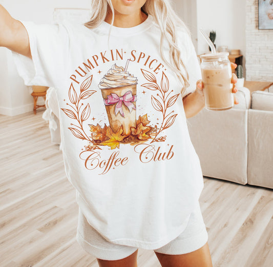 Graphic Tee - Pumpkin Spice Coffee Club