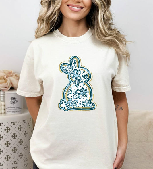 Comfort Color DTF - Spring Bunny - TShirt