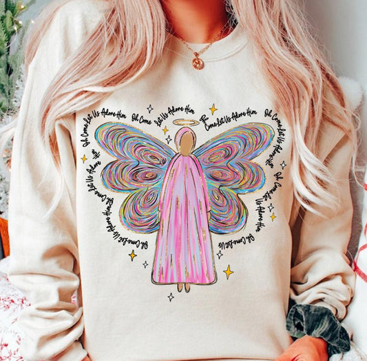 Angel Sweatshirt - Pictured on Sand