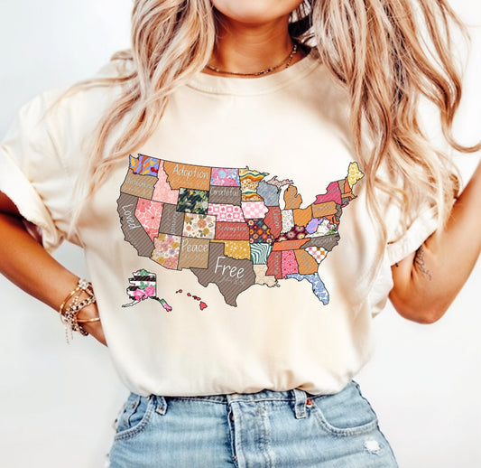 Graphic T - American Outline