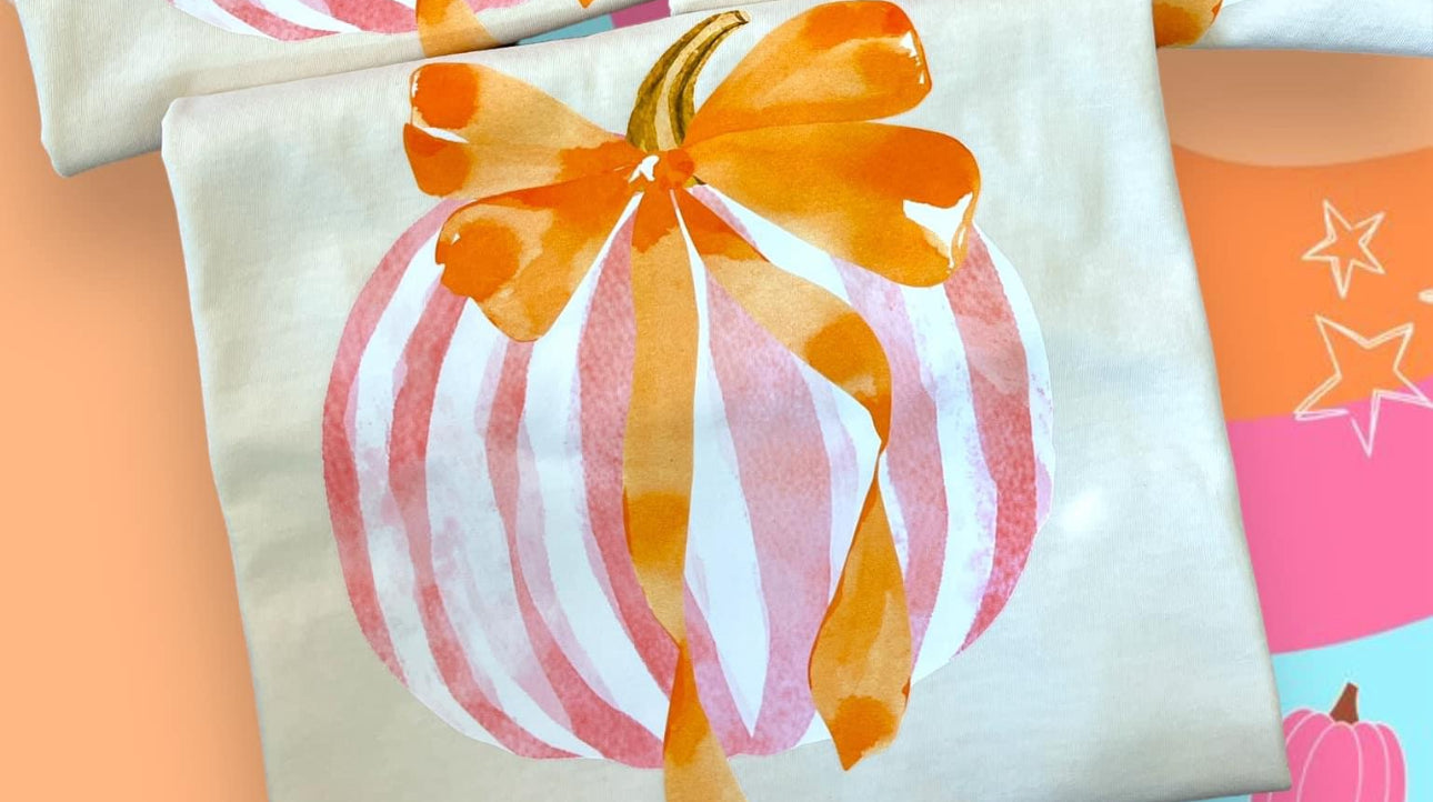 Graphic Tee of the Week - Preppy Pumpkin - $12.00 08/4-08/10