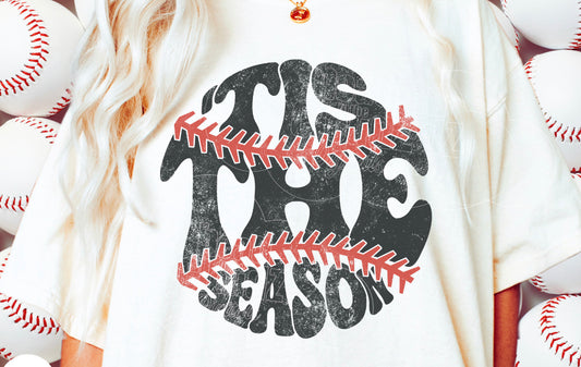 Comfort Color DTF - Tis the Season ⚾️- TShirt