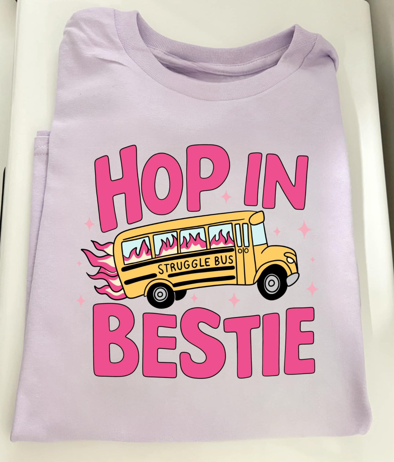 Comfort Color DTF - Hop in Bestie