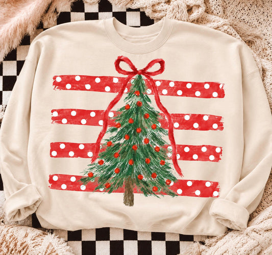 Preppy Tree Sand Sweatshirt