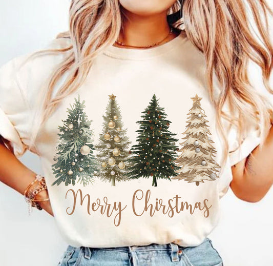 Comfort Color DTF - Neutral Trees