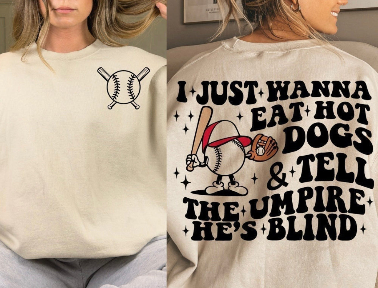 He’s Blind  -Tshirt Listing