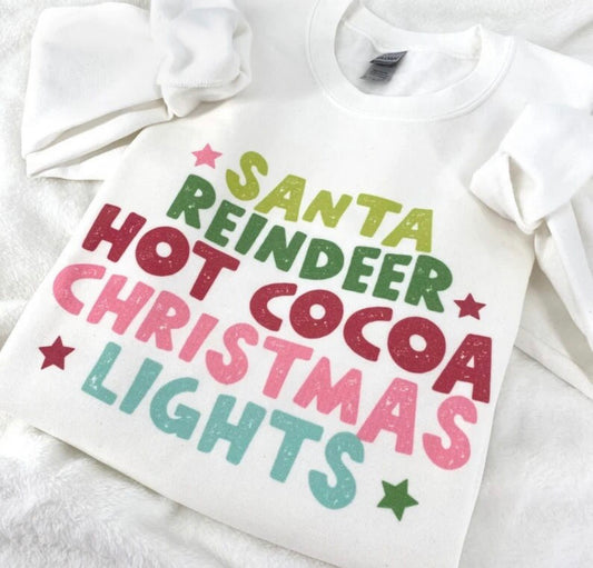 Santa Reindeer Hot Cocoa …