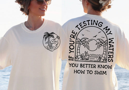 You better know how to swim - TShirt Listing