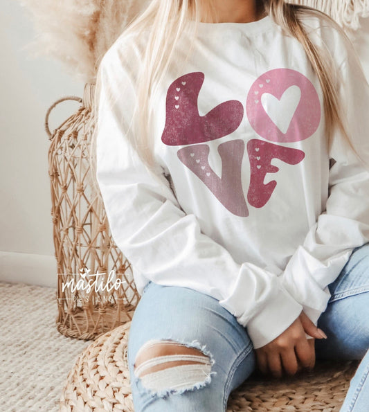 Love - Pink/Red/Brown