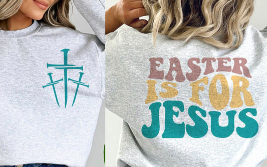 Easter is for Jesus (Tshirt) with pocket logo