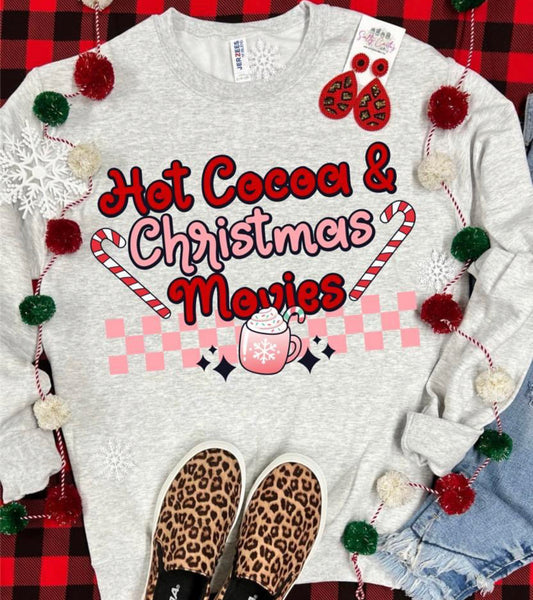 Hot Cocoa Christmas - T Shirt on White