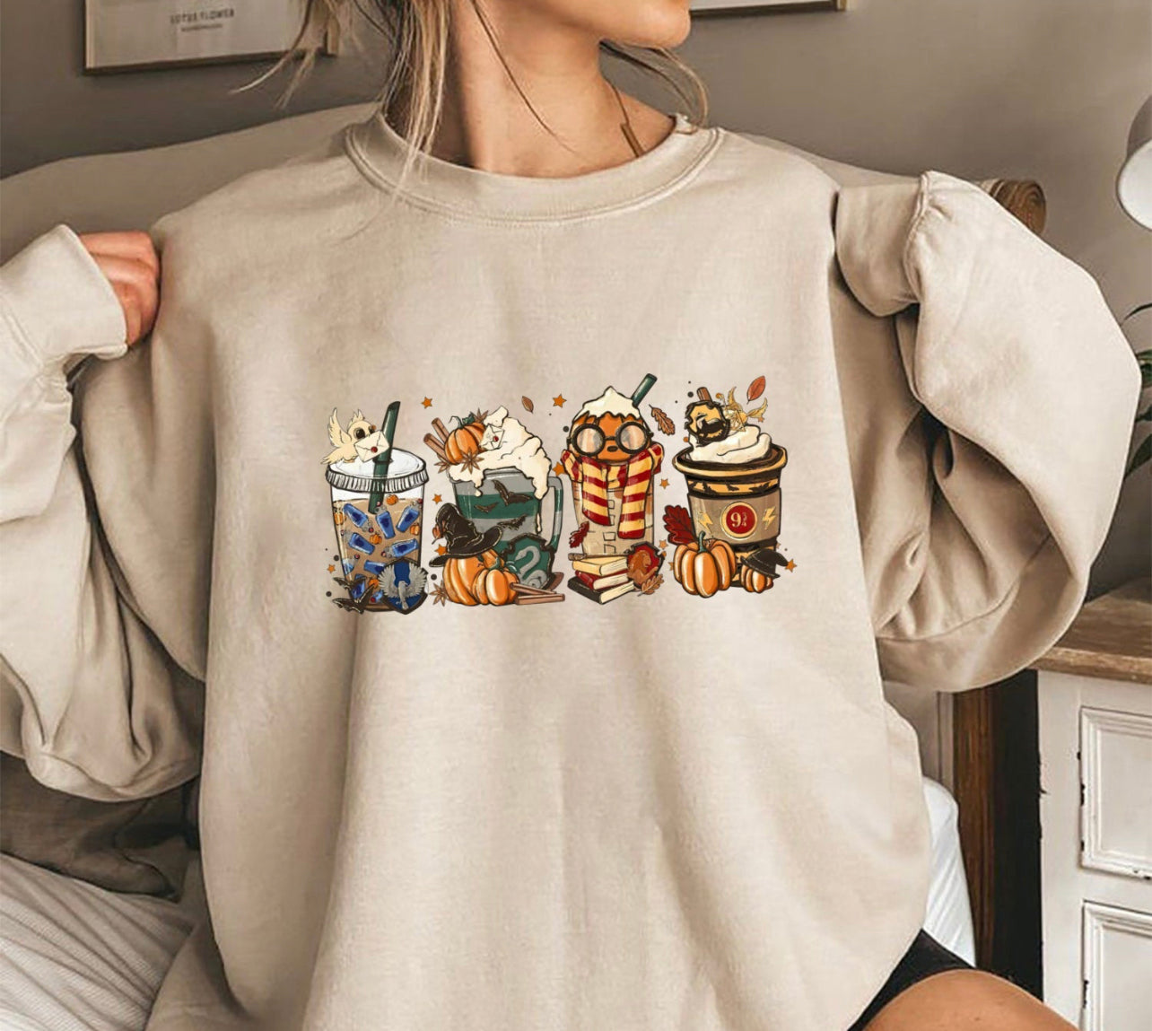 Fall Drinks Sweatshirt