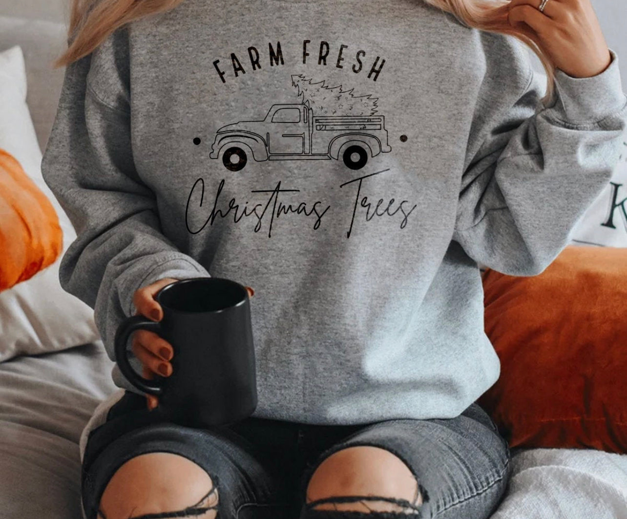 Farm Fresh Sweatshirt ASH